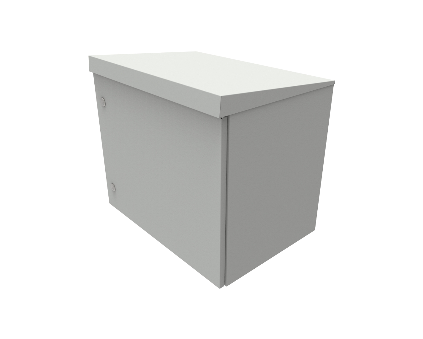 Szafy zewnętrzne - masztowe hermetyczne: SZMH-590/660/430-P-19"-12U-S-R7035